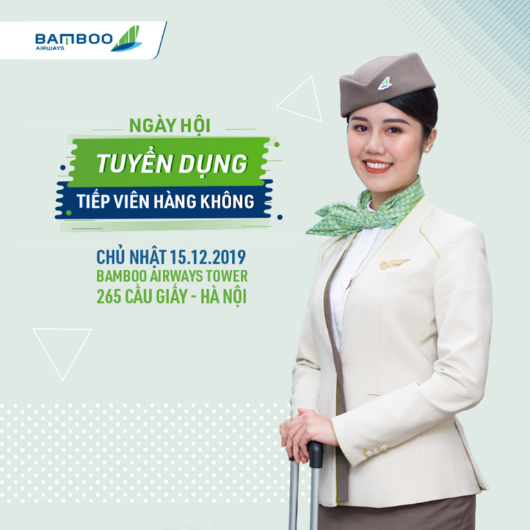 BAMBOO AIRWAYS – Fresh Cabin Crew Recruitment – Hanoi and Ho Chi Minh City